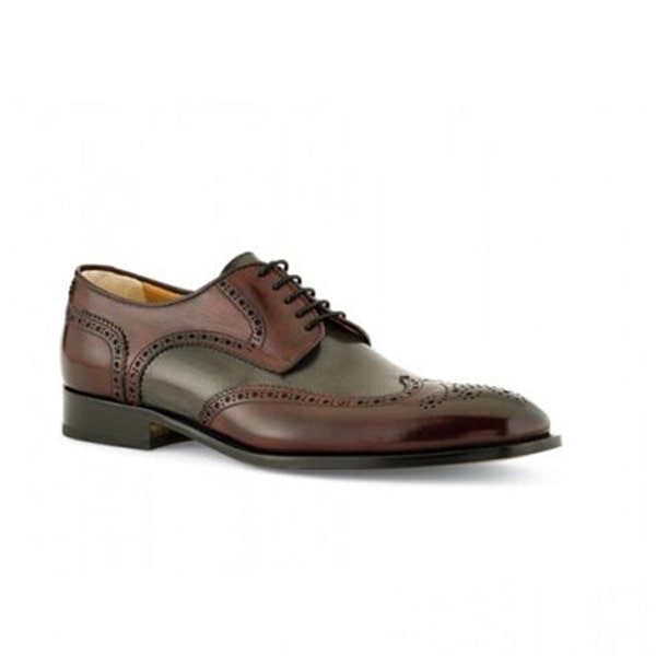 Wingtip Derby Lace up Dark Brown Shoes