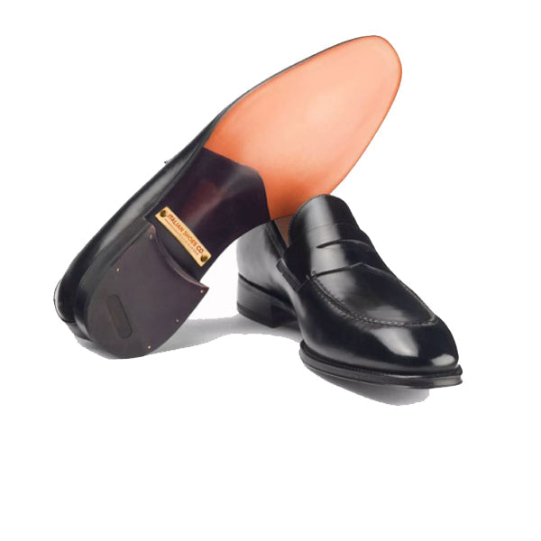 Penny Black Leather Loafer