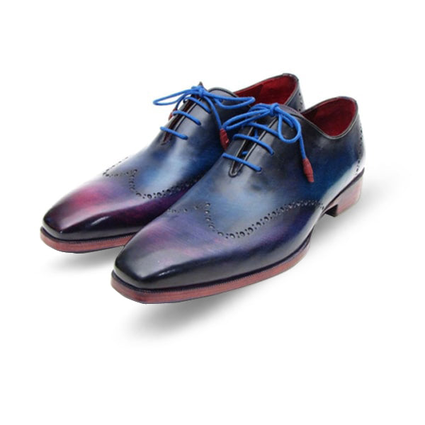 Stylish Blue Leather Shoes