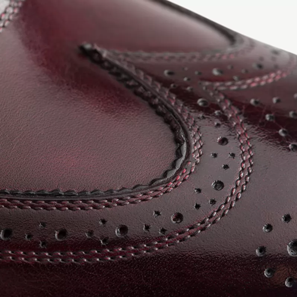 Oxford Bordeaux Leather Shoes