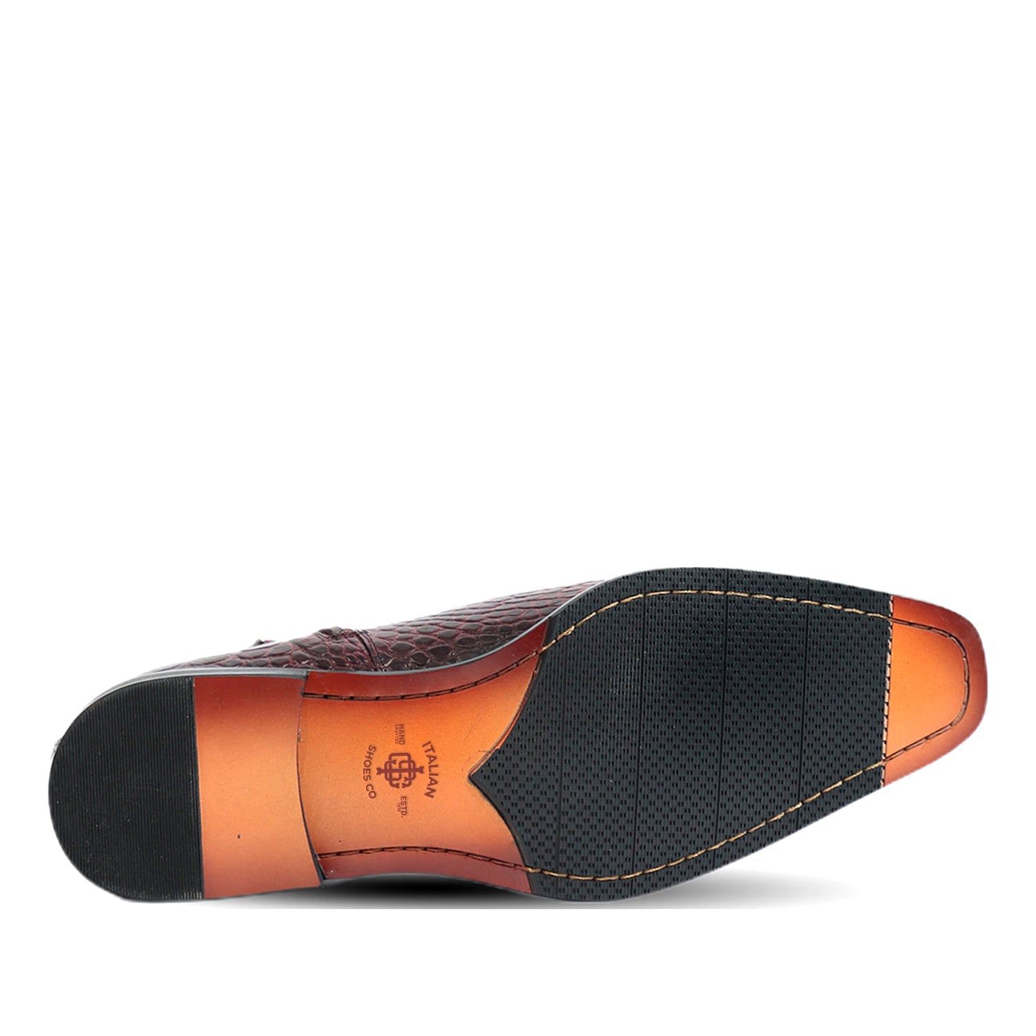 Antilia Croco Burgundy Boots