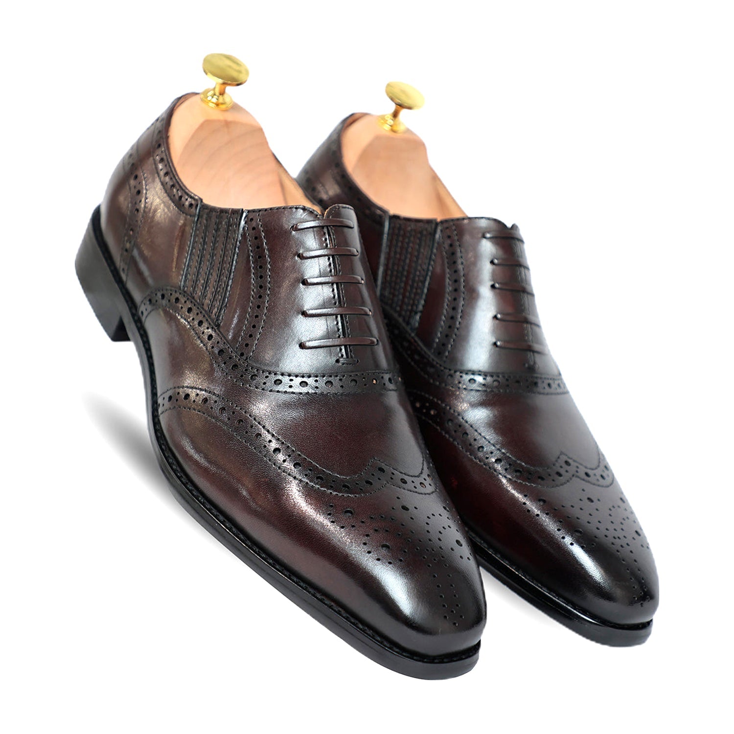 Azura Coffee Lace up Shoes