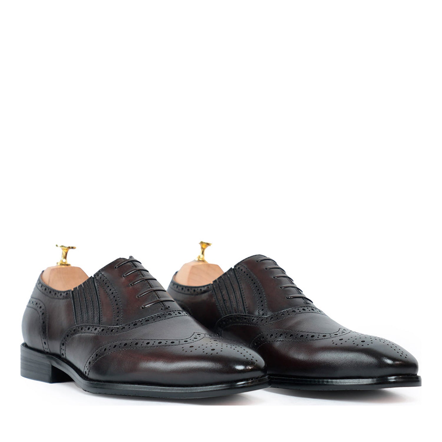 Azura Coffee Lace up Shoes