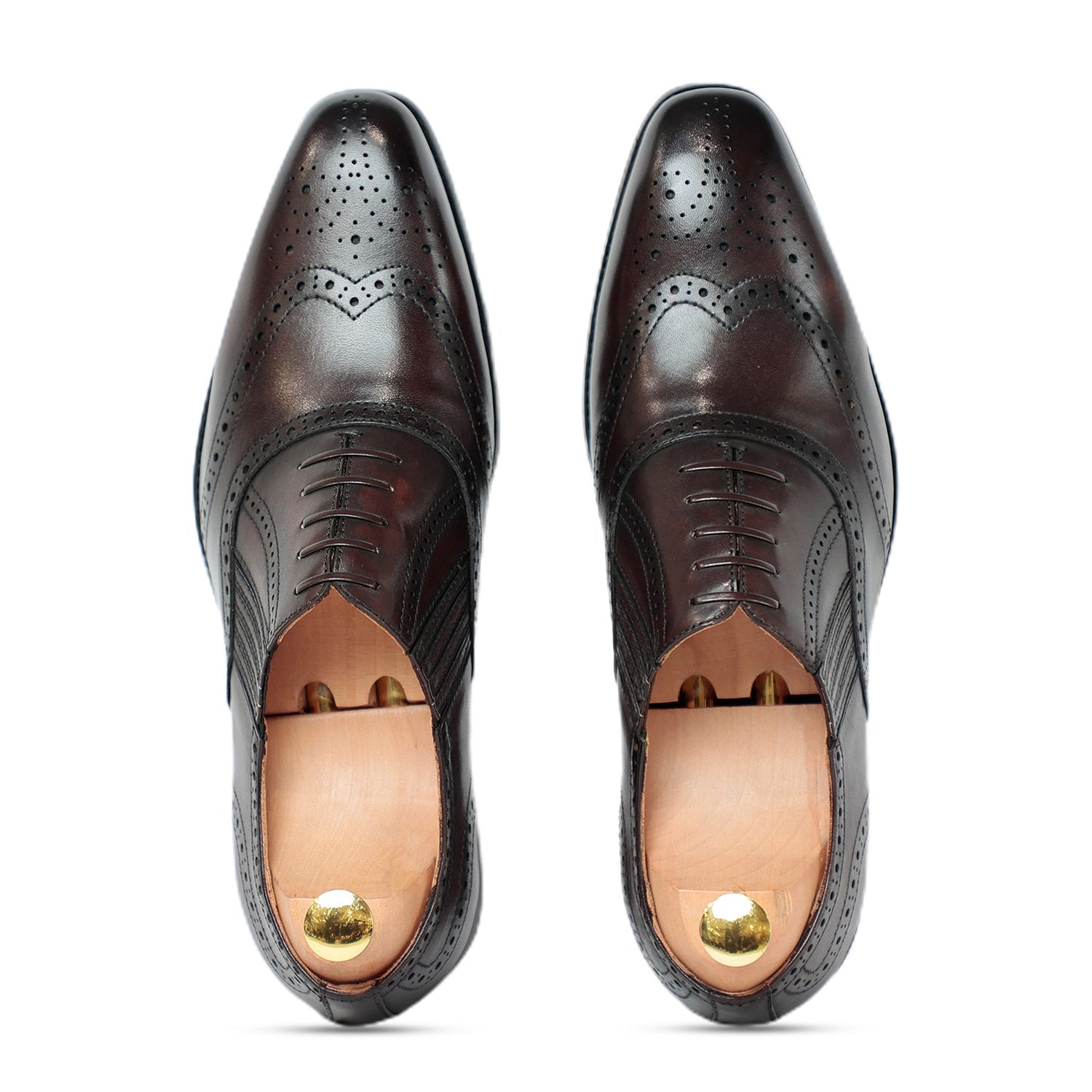 Azura Coffee Lace up Shoes