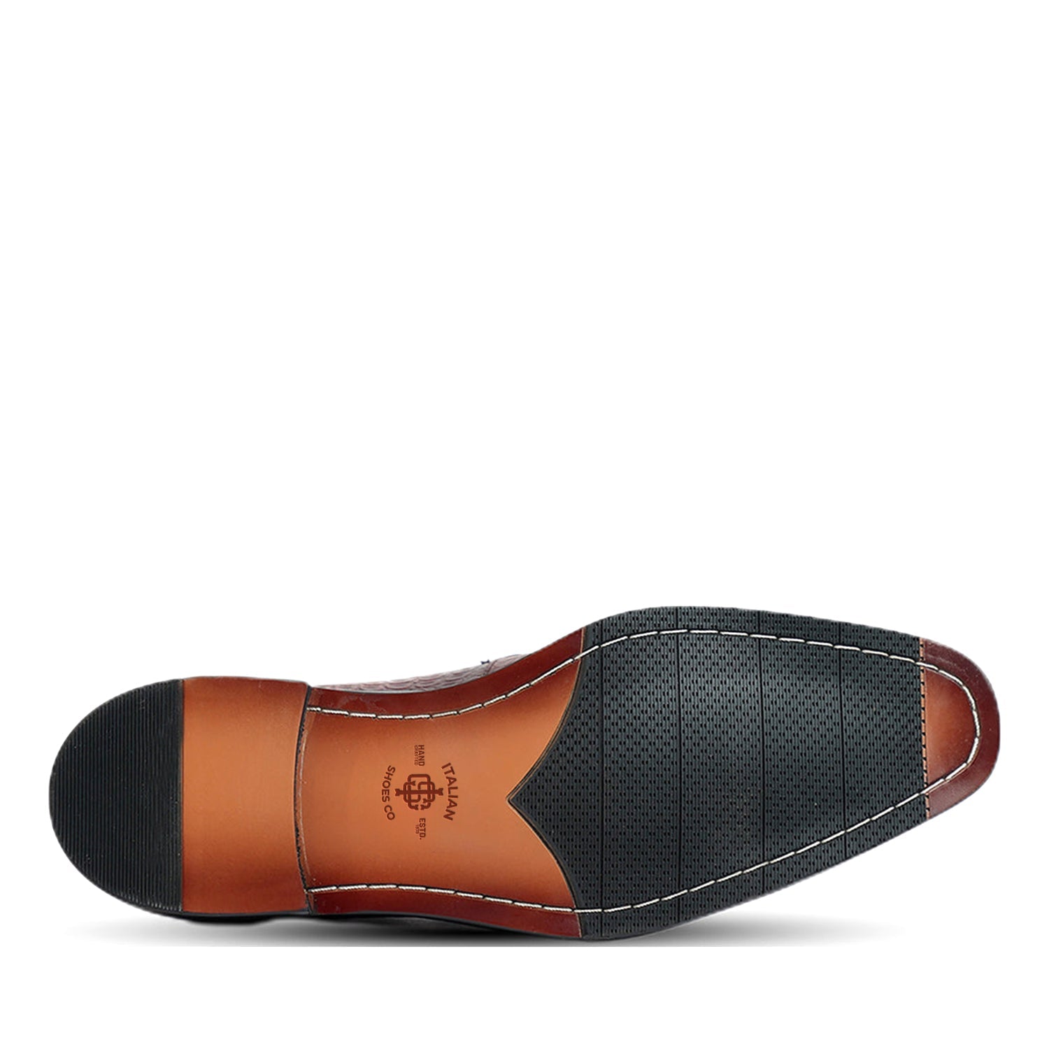 Azure Croco Coffee Monk Strap Loafers