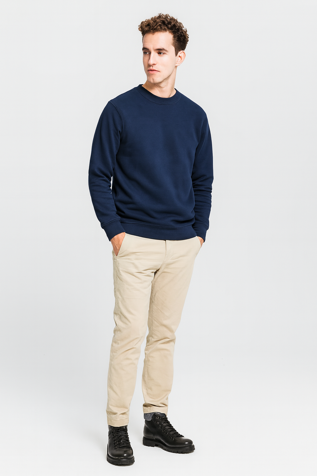 Padded Ankle Lace-Up boots