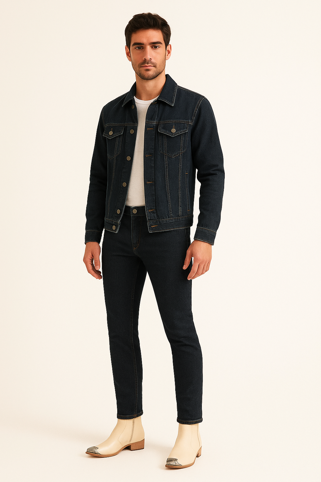 Side Zip Boot with Silver Toe