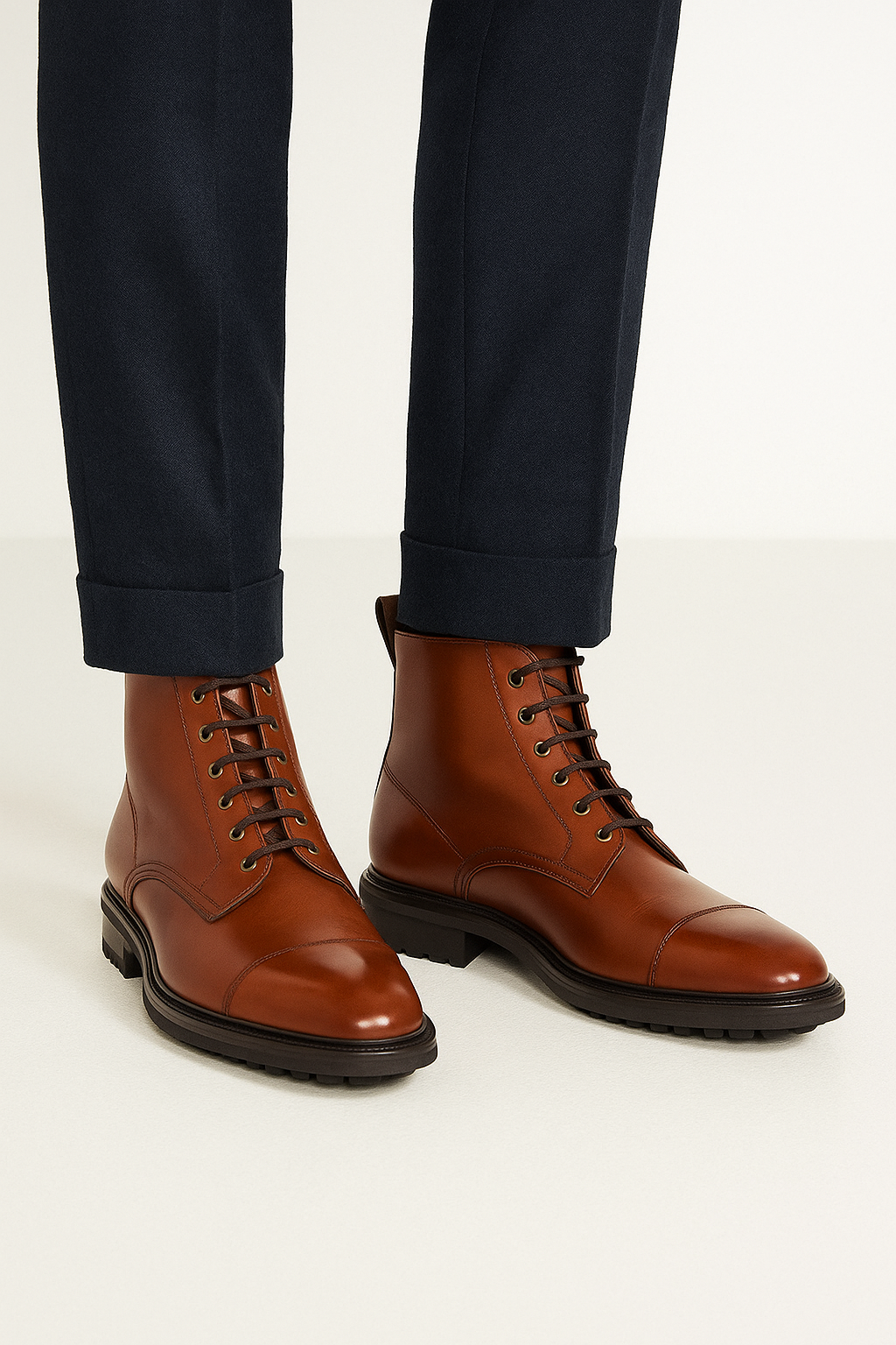 Jamie Cervantes Lace-Up Boots