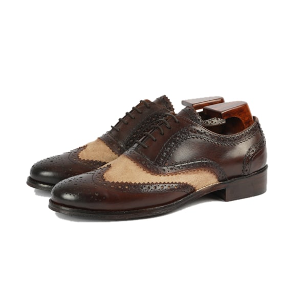 Wingtip Oxford Brogue Dark Brown Shoes