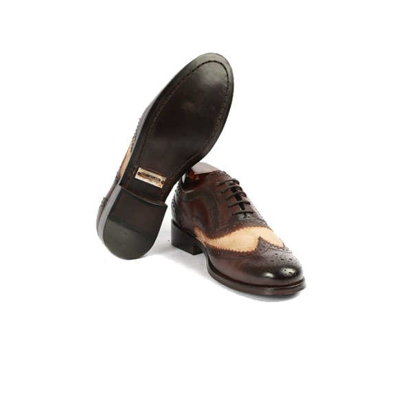 Wingtip Oxford Brogue Dark Brown Shoes