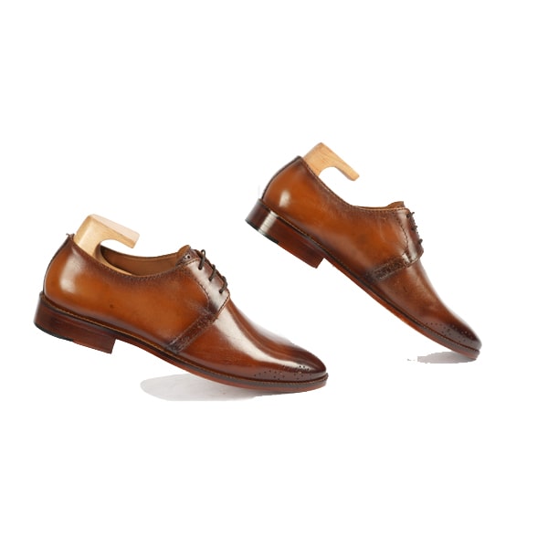 Derby Blucher mens Shoes In Brown | Italian men shoes