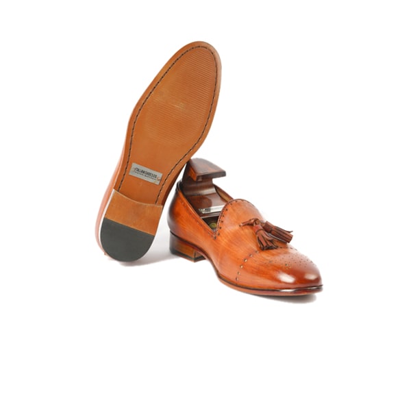 Tassel Leather Shade Brown Loafer