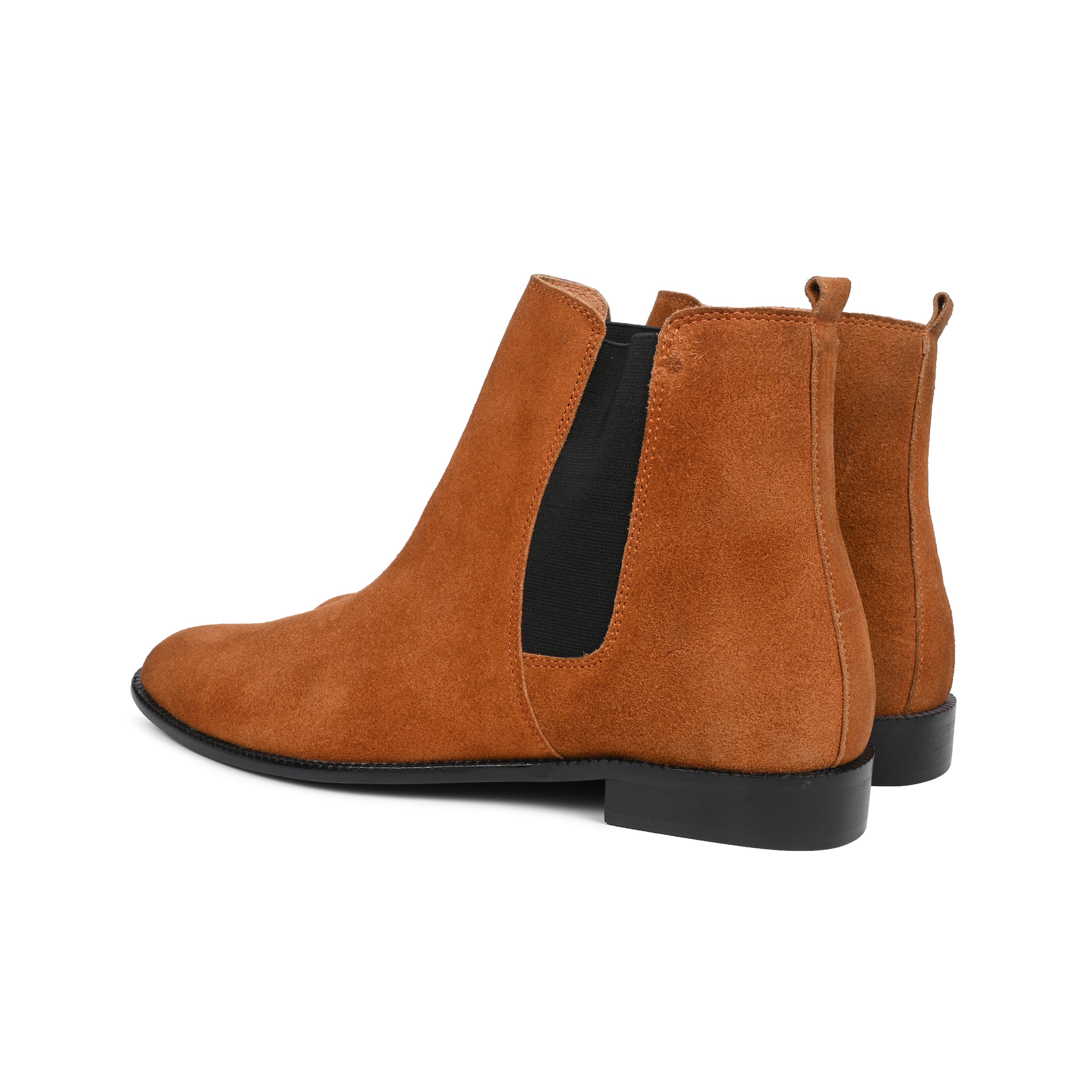 Camel Side Cut Chelsea Boots