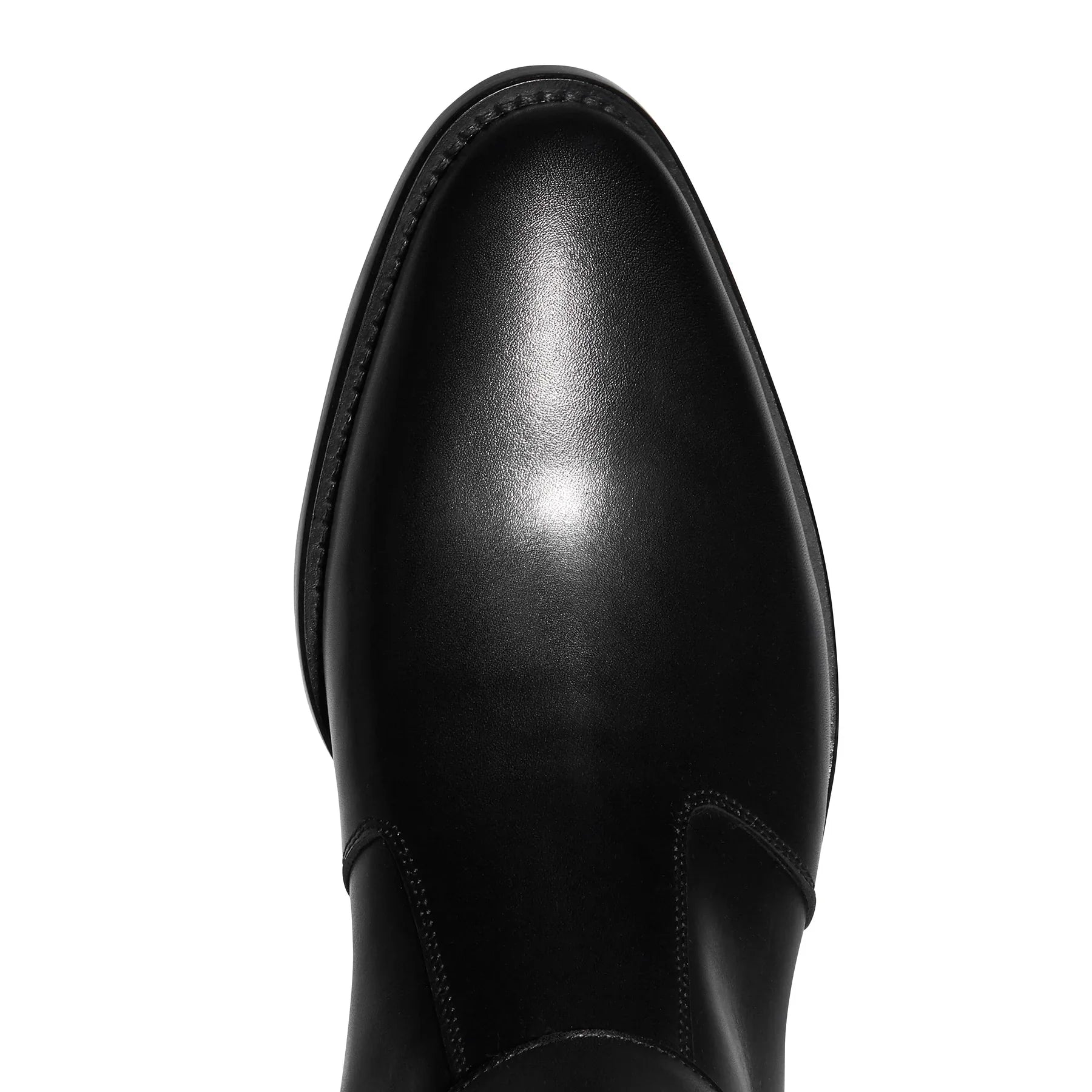 Harness Zip Boot - Black Leather