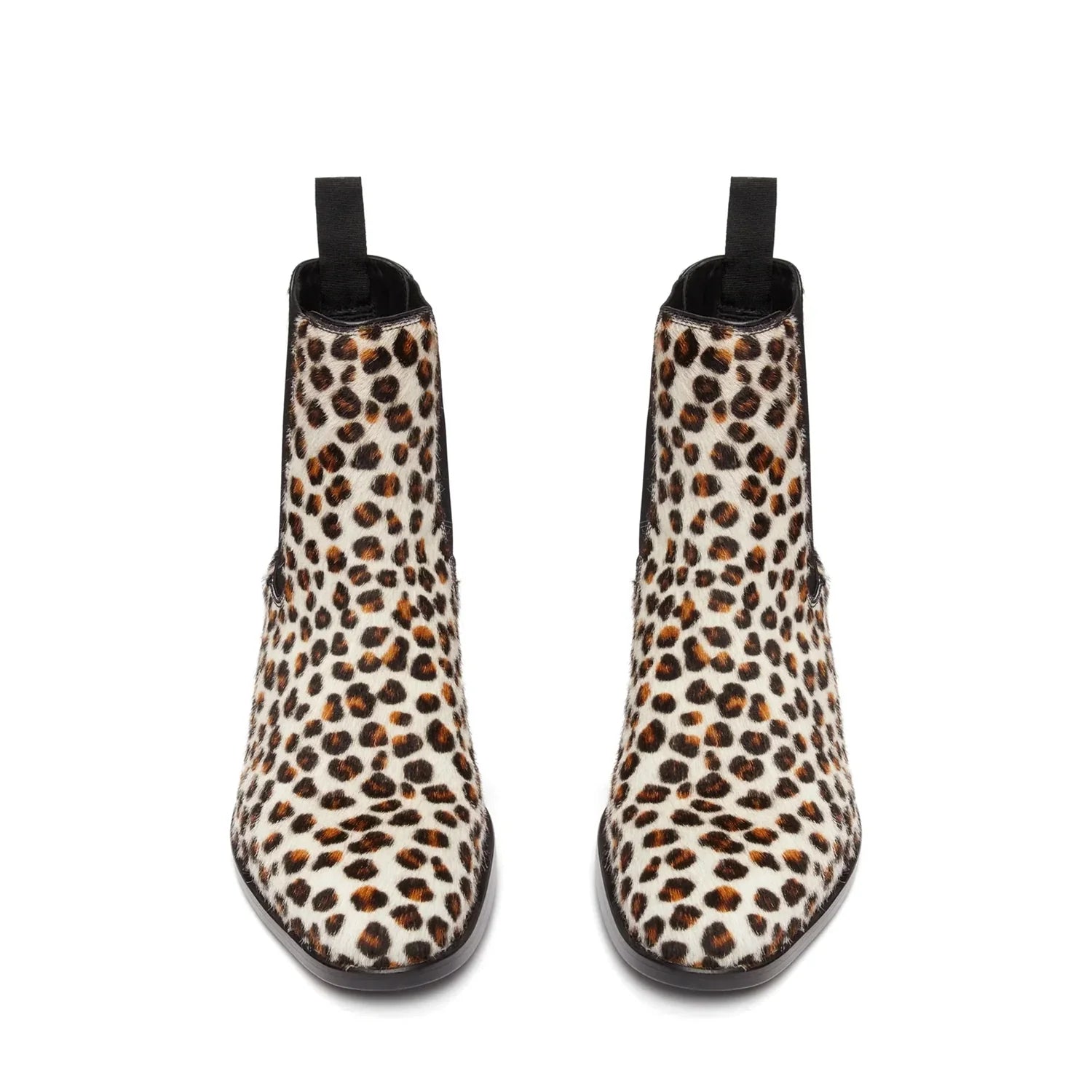 Chelsea Boot - Leopard Print Pony Hair Leather