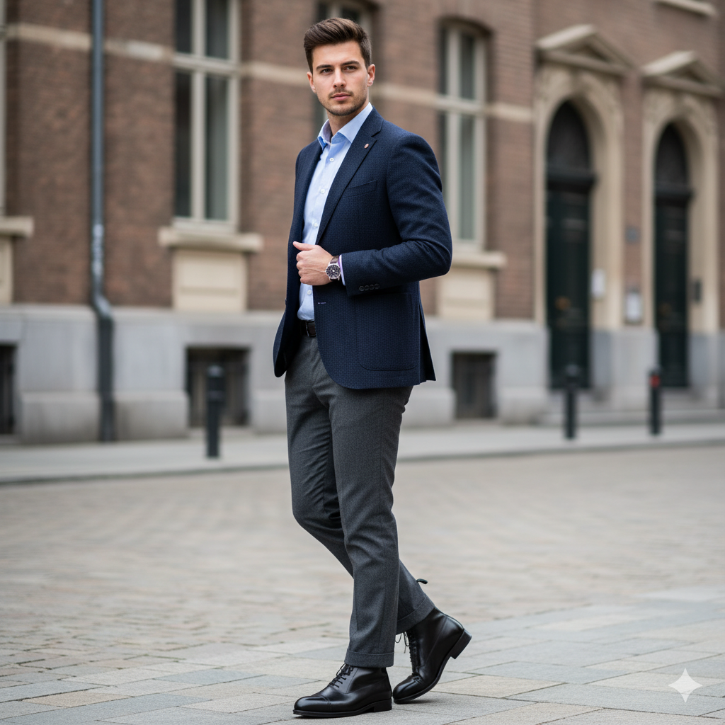 Chelsea High Ankle Lace-up Boots