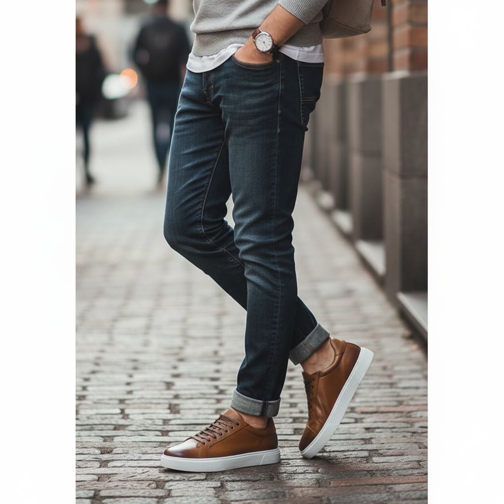 Men's Casual Fashion Lace-up Sneaker