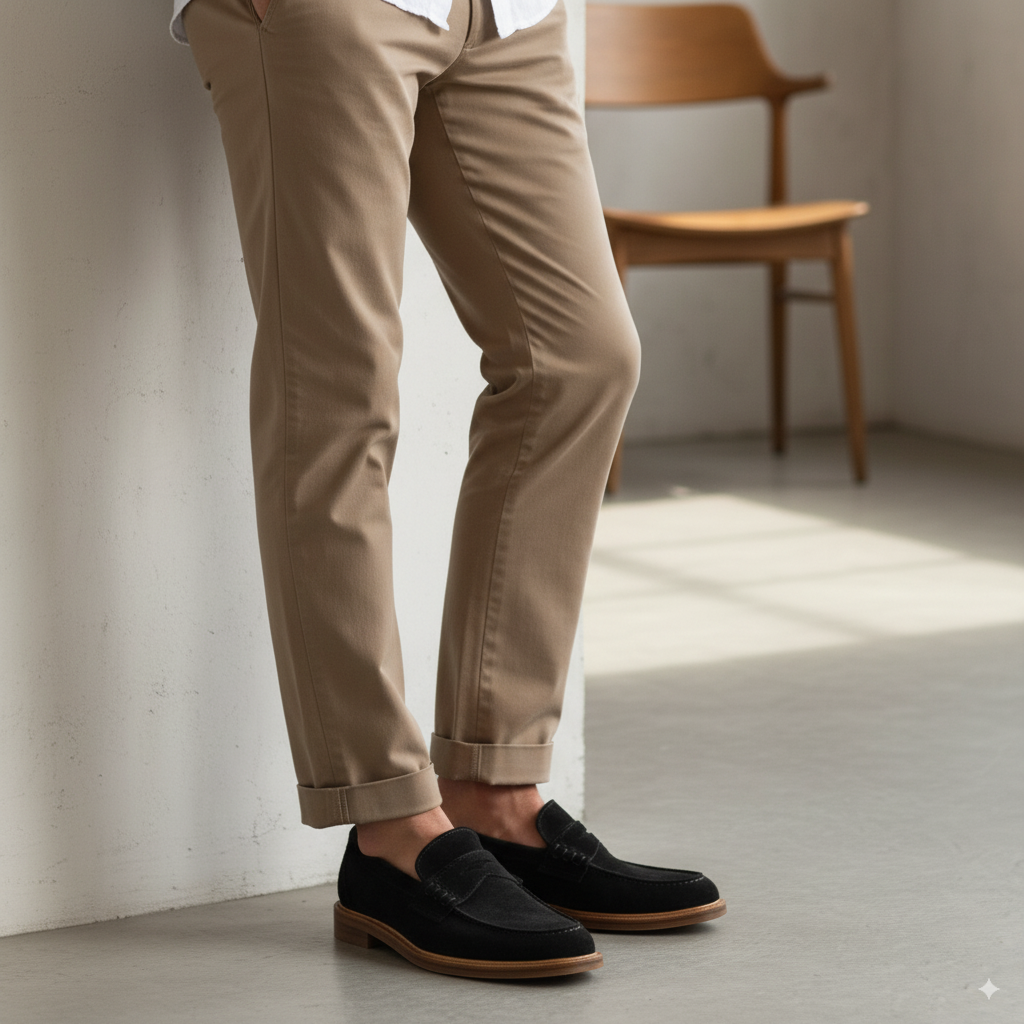 Lucent Step Suede Loafers