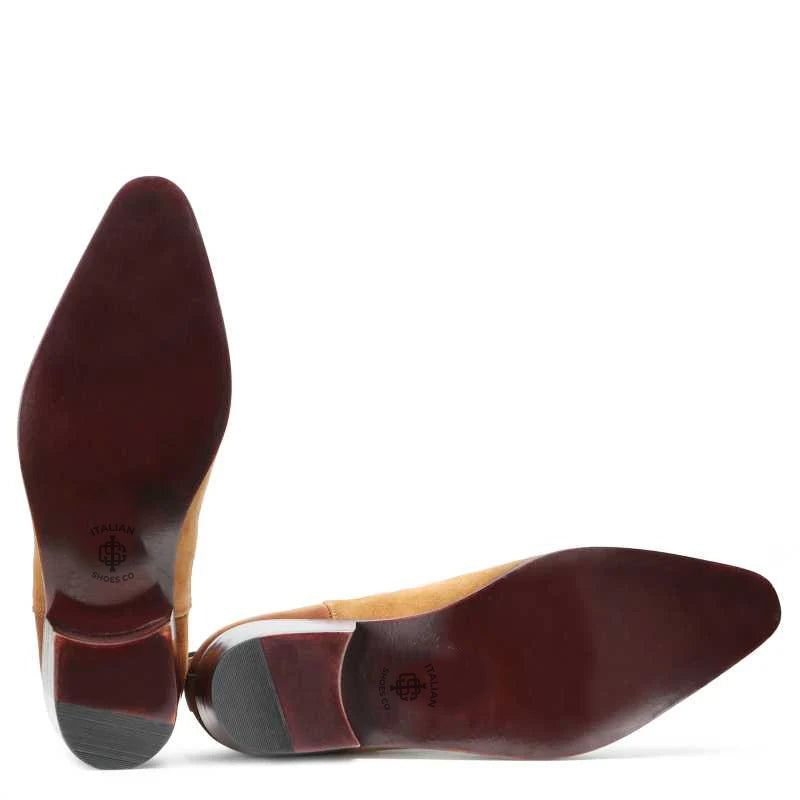 Suede Leather Chelsea Boots