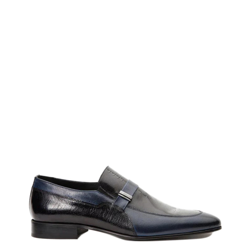 Dark Brown Leather Bit Loafer Shoe