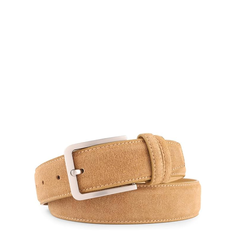 Classic Suede Leather Olive Green Belt