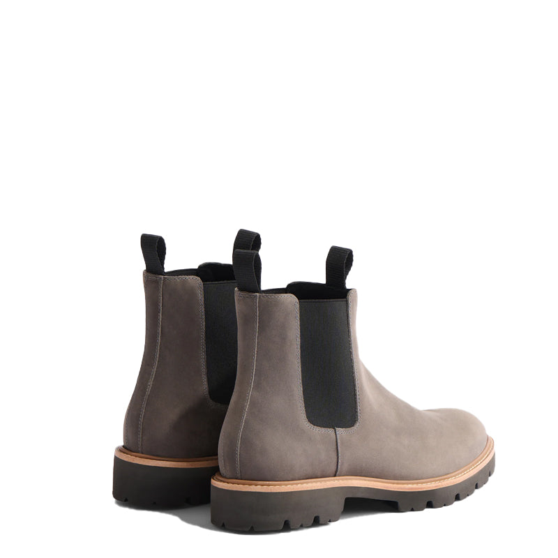 Mid-Top Suede Premium Leather Chelsea Tan Boot