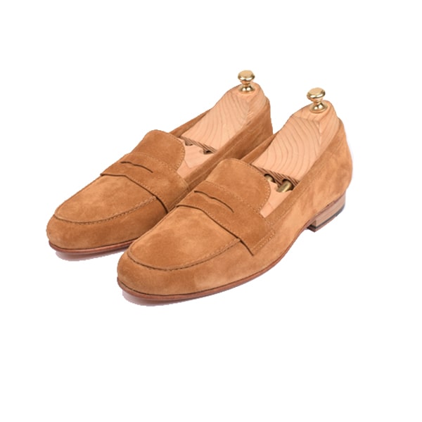 Penny Loafer In Suede Leather