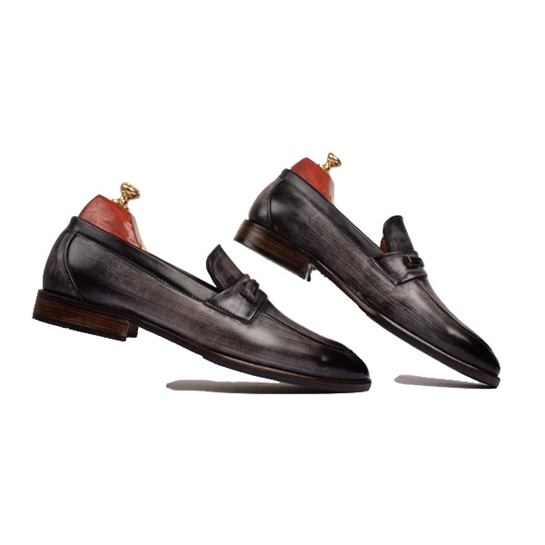 Penny Loafer Classic Shade Grey Leather