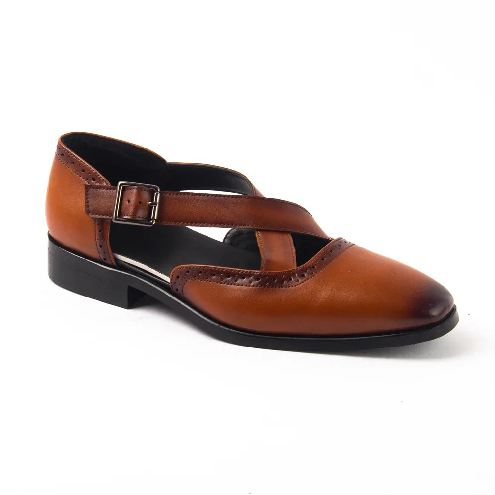 Tan Classic Peshawari Sandals