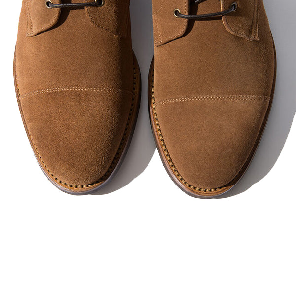 Derby High Ankle Suede Brown Leather Boots