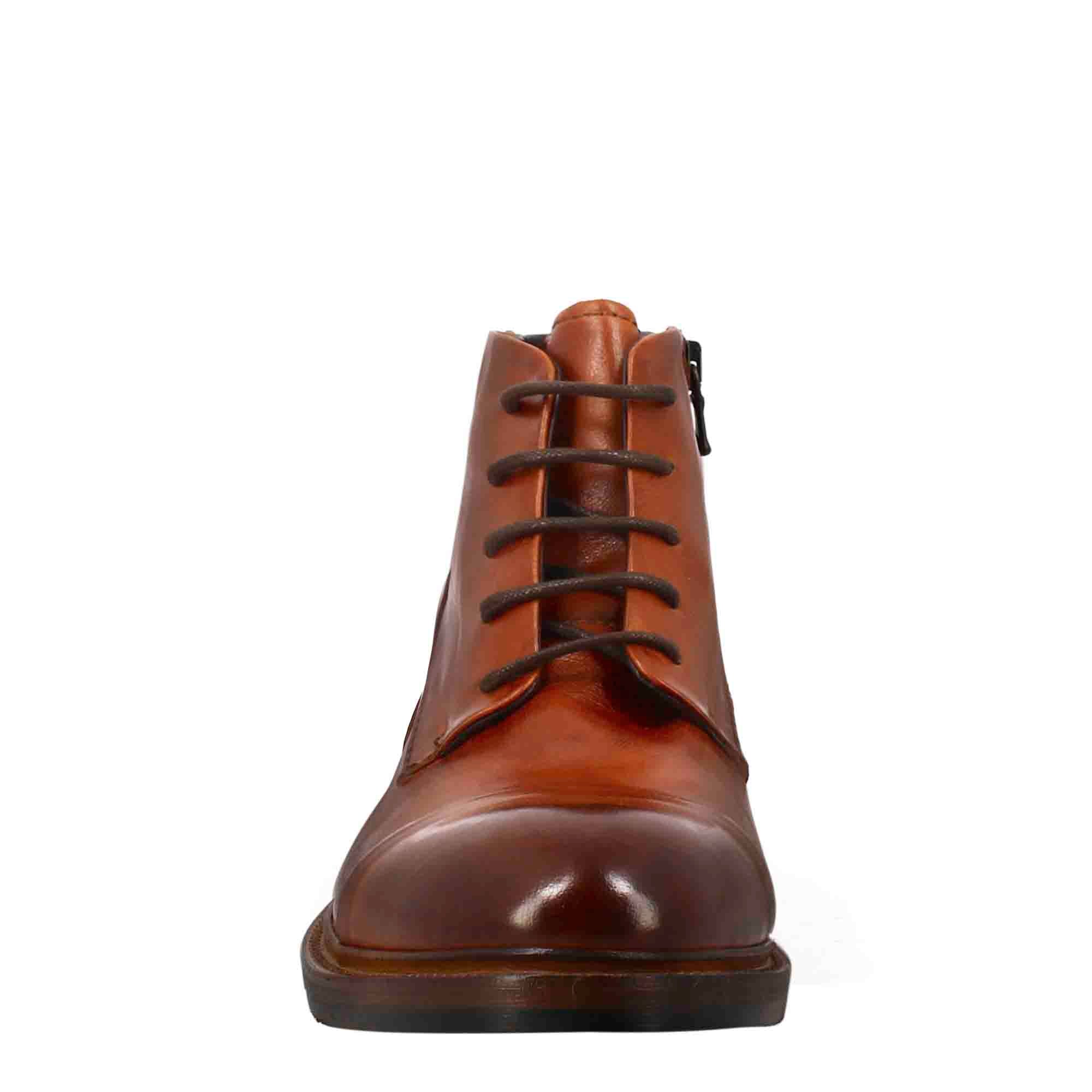 Men's candy chelsea boot washed leather