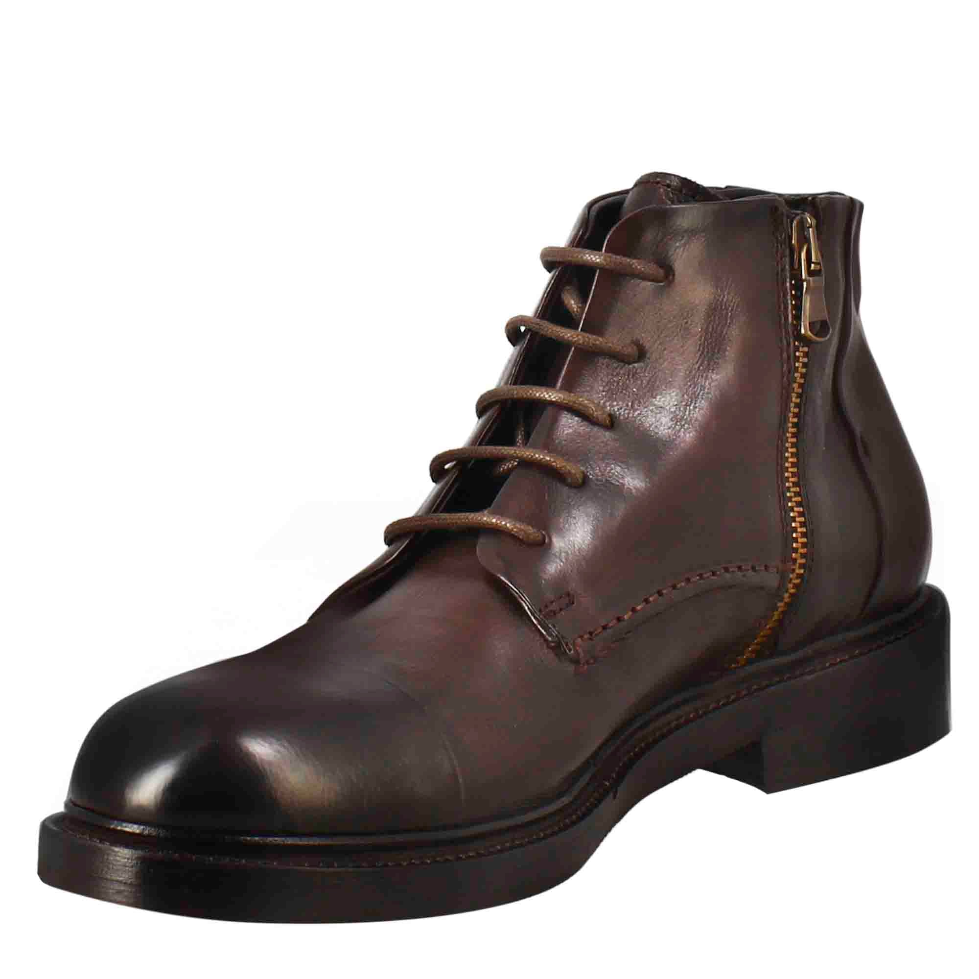 Men's candy chelsea boot washed leather