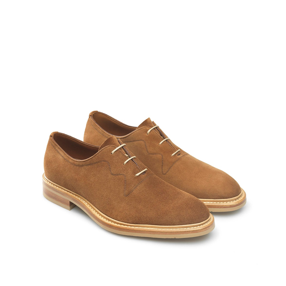 Kay Young Lace-Up Leather Oxford Shoes