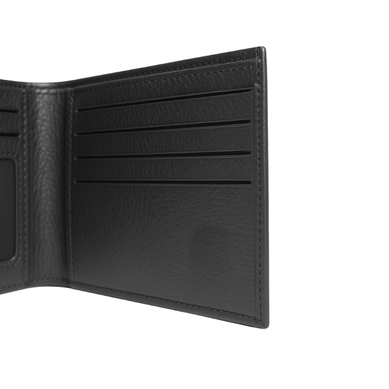 Men Casual Black Leather Wallet