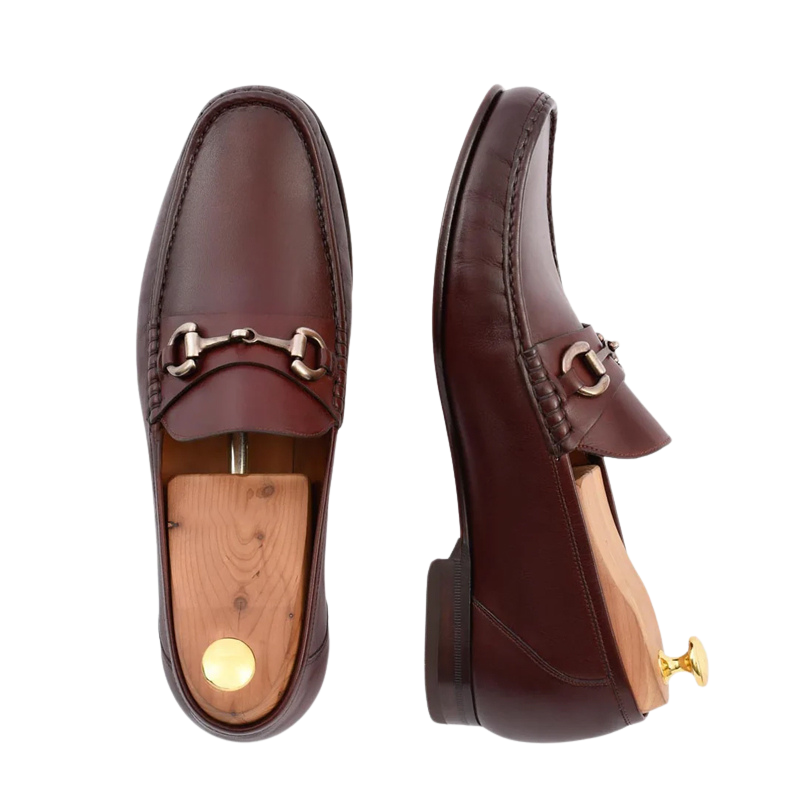 Men's Leather Burgundy Timeless Elegance Loafer