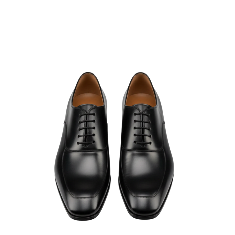 Luxury Oxford Men's Black Lace-up Shoes