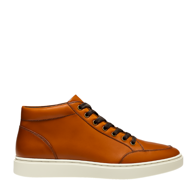 Men's High Top Brown Sneaker