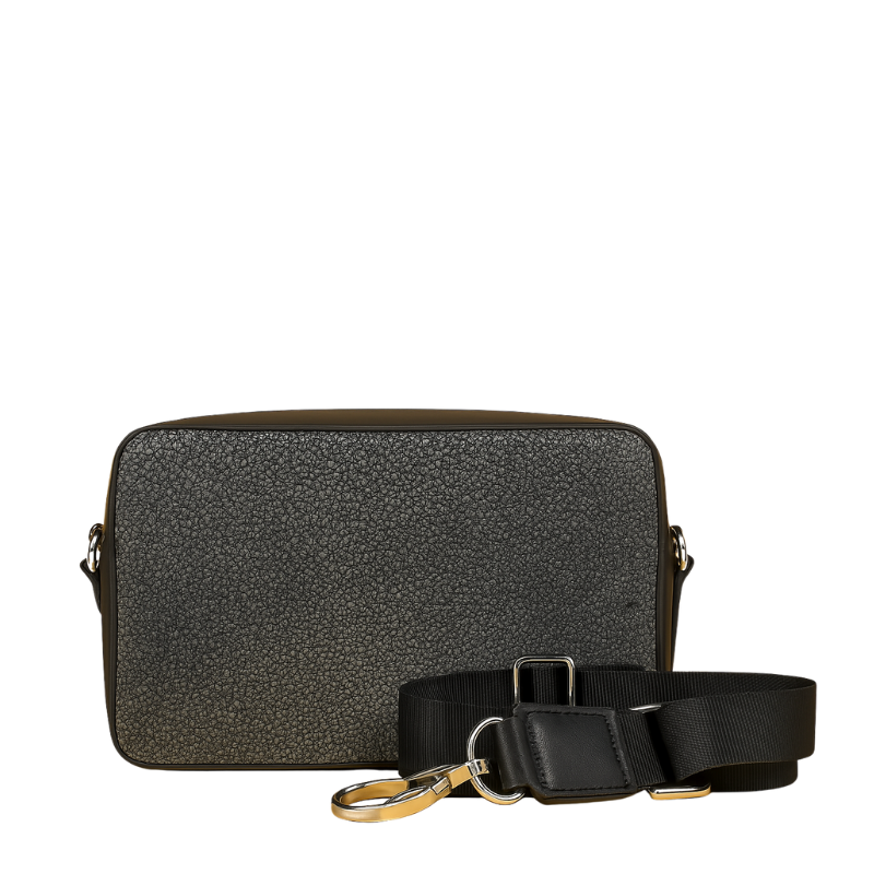 Italian Leather Velvet Grain Sling Bag