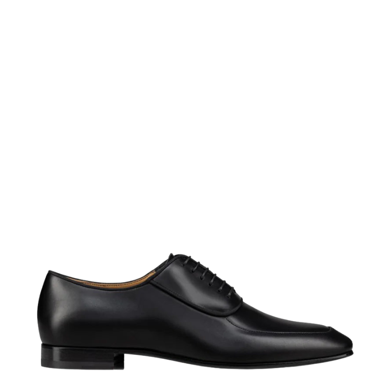 Luxury Oxford Men's Black Lace-up Shoes
