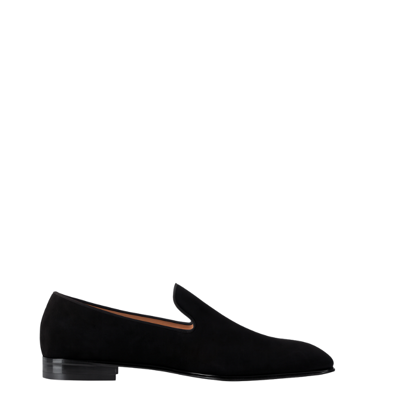 Luxury Elegant Minimalist Black Velvet Loafers