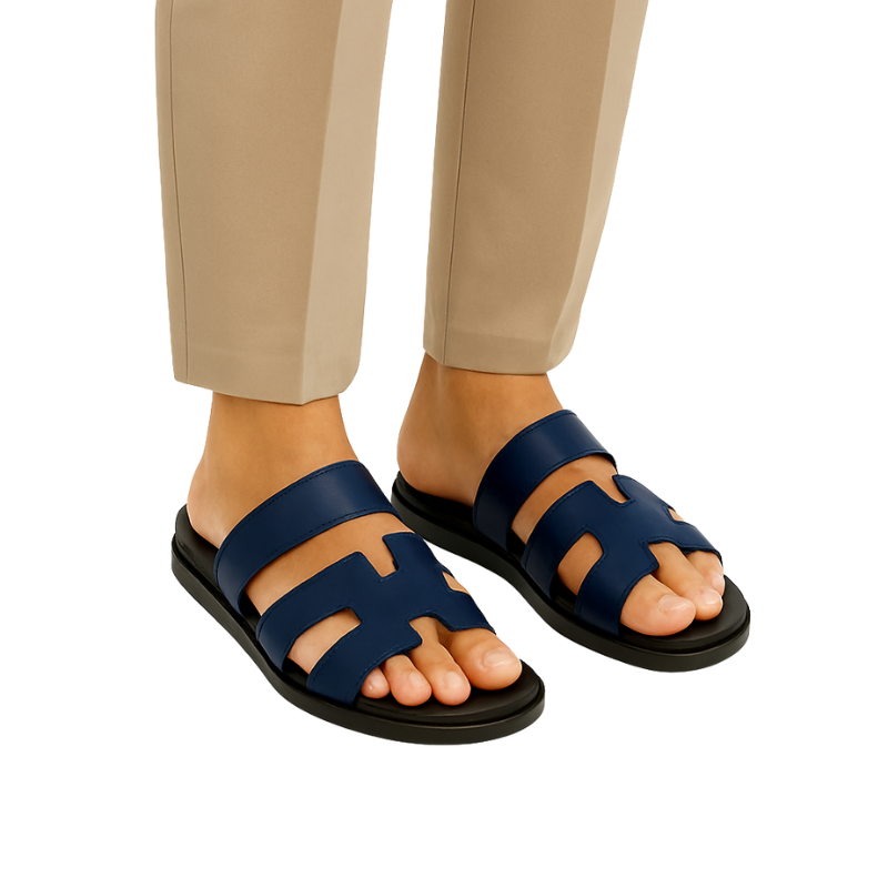 Luxury Patent Leather Sandal for Men