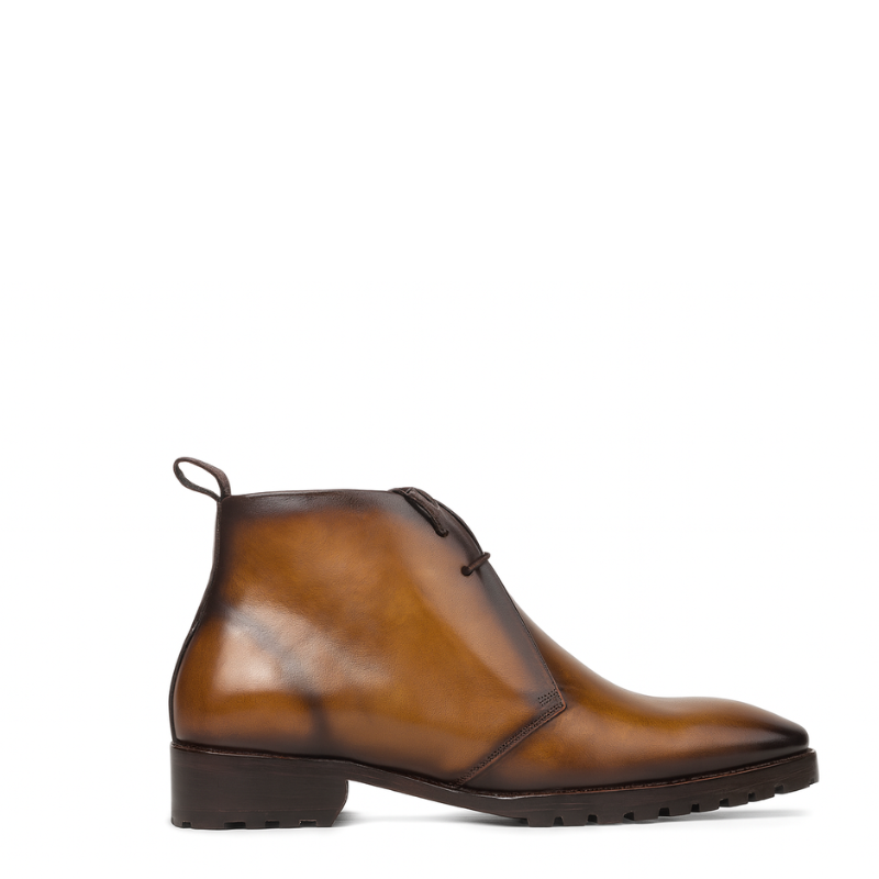 Luxury Stylish Leather Brown Chukkas Boot
