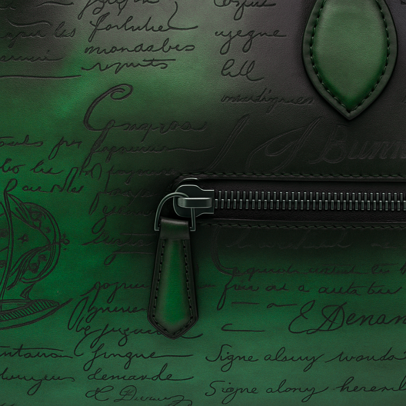 Premium Travel Duffel Leather Black Luggage Bag