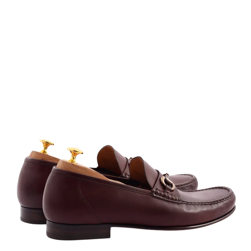 Men's Leather Burgundy Timeless Elegance Loafer