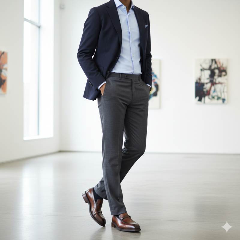 Stylish Premium Leather Brown Leather Loafers