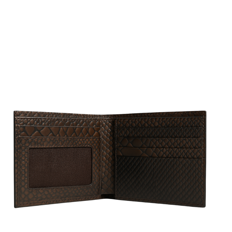 Italian Genuine Leather Black Multi Slot Wallet
