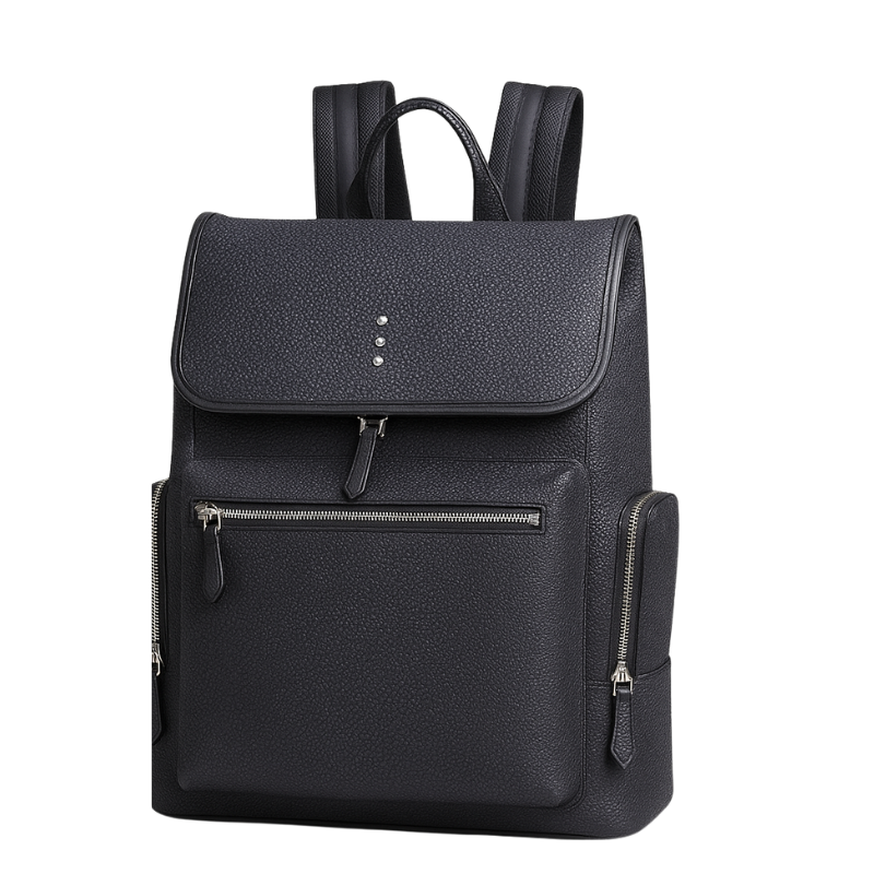 Premium Leather Casual Back-chain Backpack