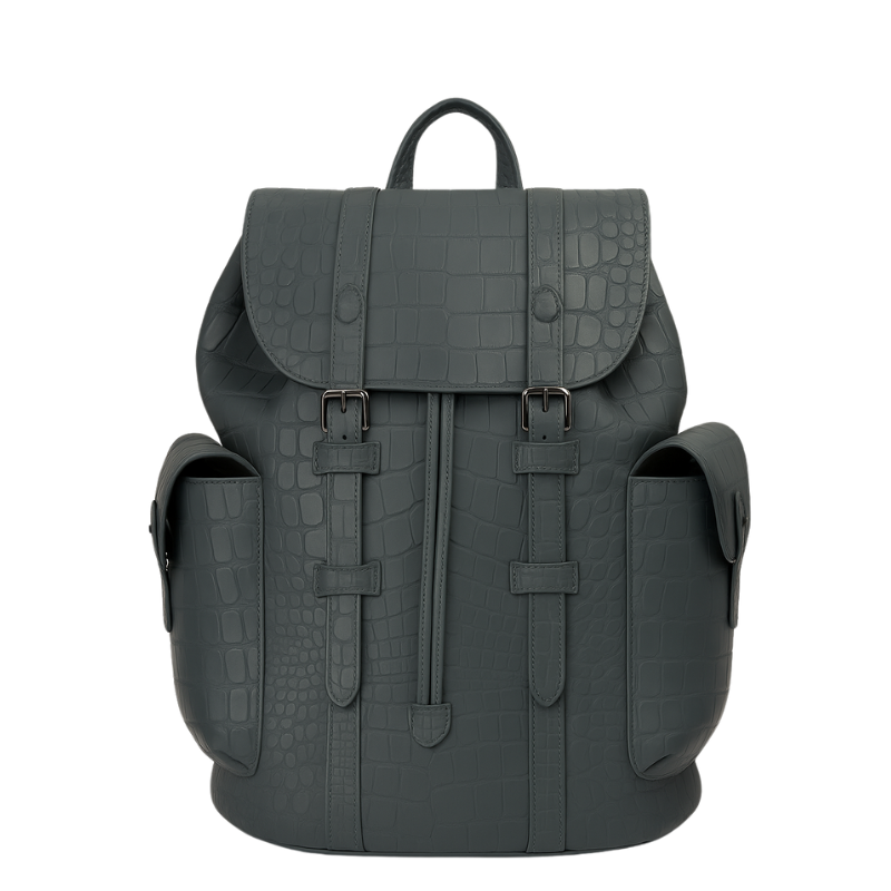 Luxury Textured Leather Backpack