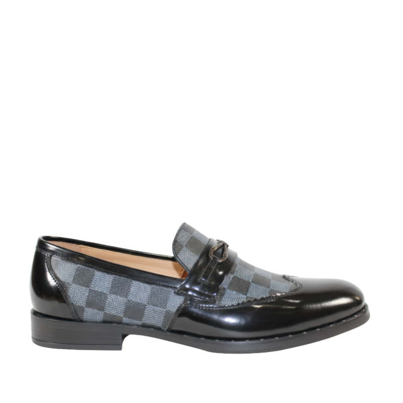 Luxury Dual-textured Bit Loafers