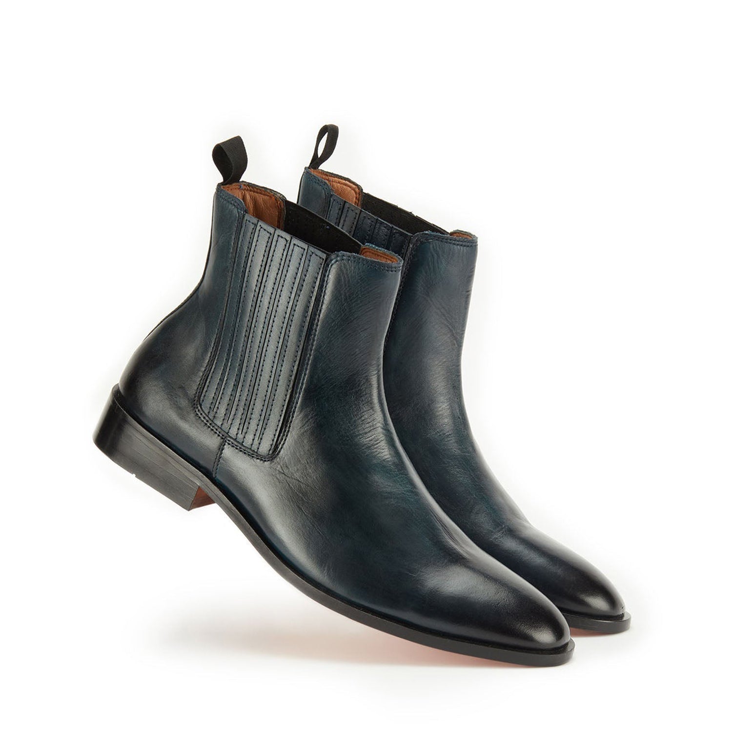 Blue Chelsea Boots